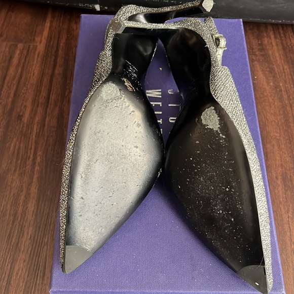 Stuart Weitzman Daisy Sling Heels - Picture 7 of 9